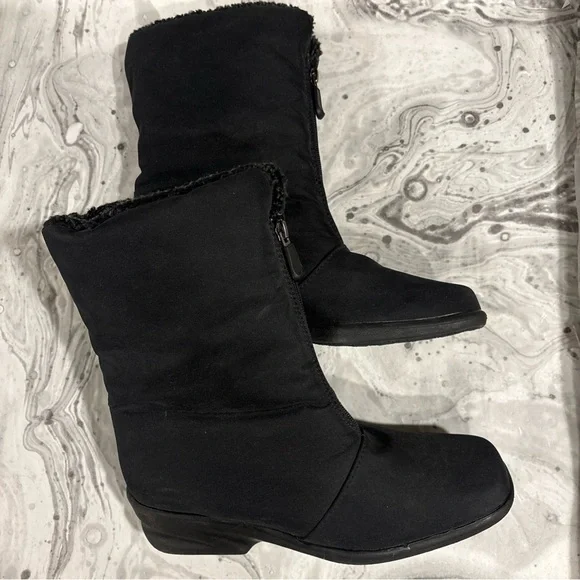 Toe Warmers Canada 10N T04924 Cozy Black Women's Winter Boots - Picture 13 of 14